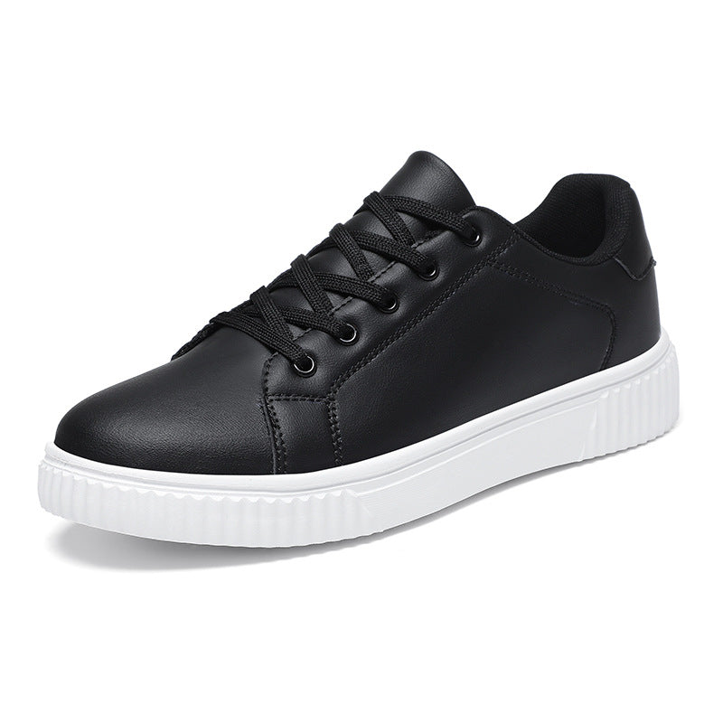 Sleek Minimalist Leather Design For Casual Sports Shoes