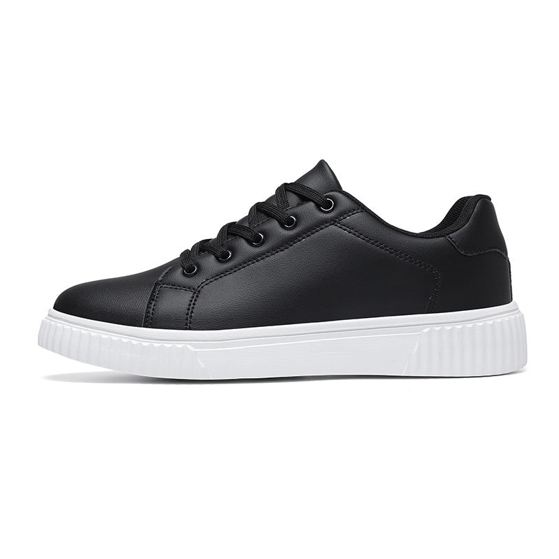 Sleek Minimalist Leather Design For Casual Sports Shoes