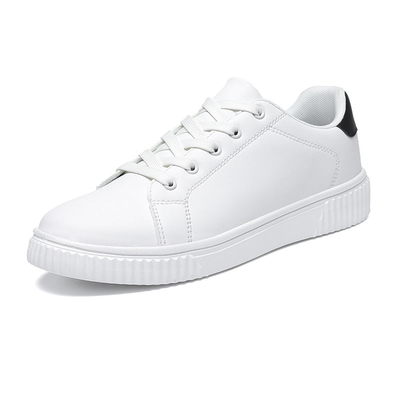 Sleek Minimalist Leather Design For Casual Sports Shoes